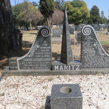 MARITZ Jacobus Hendrik 1931-2013 & Ellen Susan 1938-2019 :: MARITZ Hendrik Jacobus 1967-1997