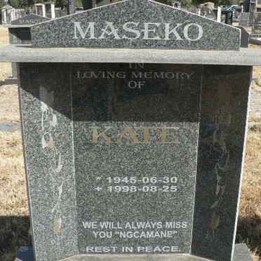 MASEKO Kate 1945-1998
