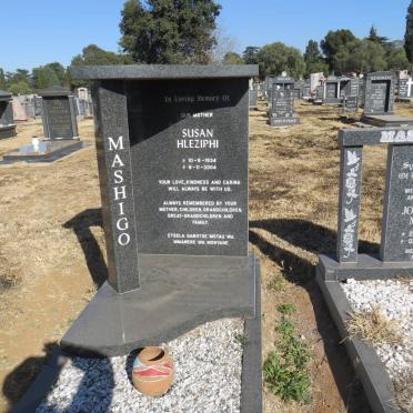 MASHIGO Susan Hleziphi 1934-2004