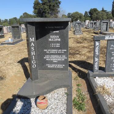 MASHIGO Susan Hleziphi 1934-2004