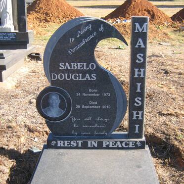MASHISHI Sabelo Douglas 1973-2010
