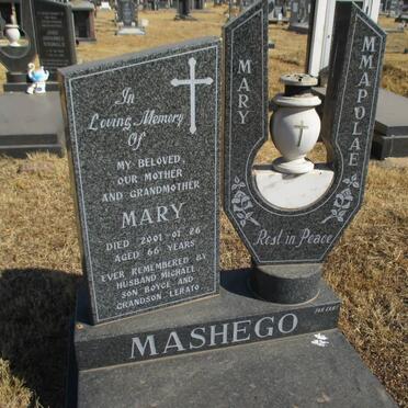 MASHEGO Mary Mmapolae -2001