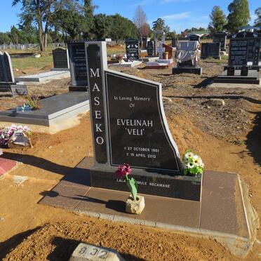 MASEKO Evelinah 1961-2012