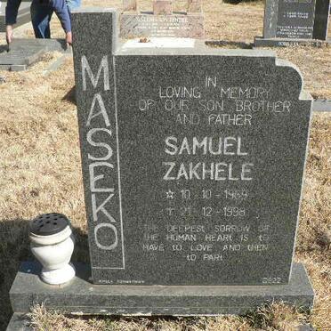 MASEKO Samuel Zakhele 1969-1998