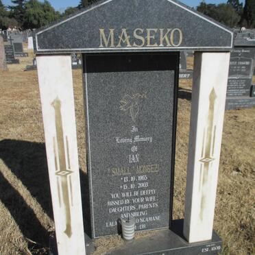 MASEKO Ian Mongezi 1965-2003