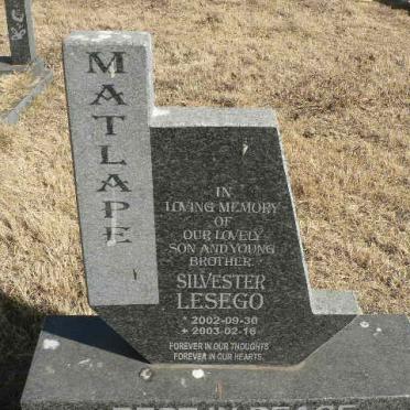 MATLAPE Silvester Lesego 2002-2003