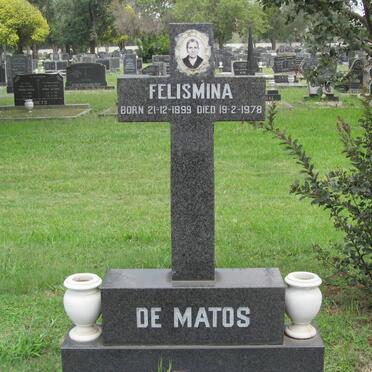 MATOS Felismina, de 1899-1978