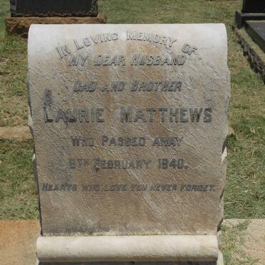 MATTHEWS Laurie -1940