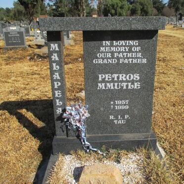 MALAPELA Petros Nmutle 1937-1999
