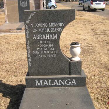 MALANGA Abraham 1940-1996