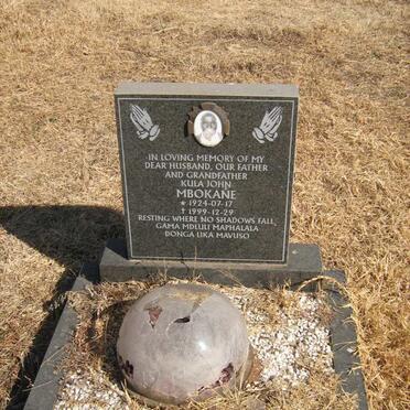 MBOKANE Kula John 1924-1999