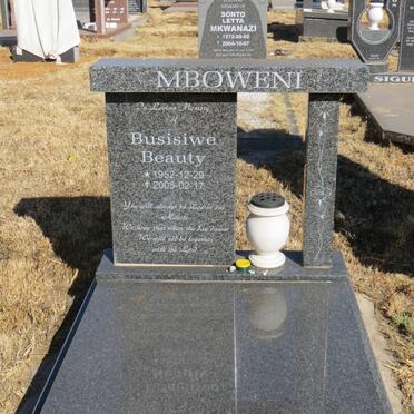 MBOWENI Busisiwe Beauty 1952-2005