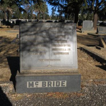 McBRIDE John Bernard Joseph -1957 &amp; Al??N ??hida -1962