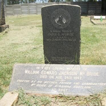 MCBRIDE William Edward Jackson -1942 :: MCBRIDE C. -1945