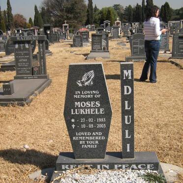 MDLULI Moses Lukhele 1953-2003