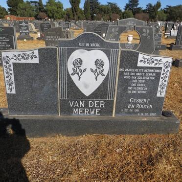 MERWE Gysbert van Rooyen, van der 1981-2002