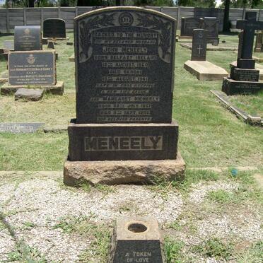 MENEELY John 1860-1941 &amp; Margaret 1867-1950