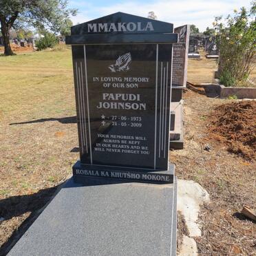 MMAKOLA Papudi Johnson 1973-2009