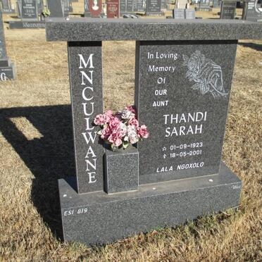 MNCULWANE Thandi Sarah 1923-2001