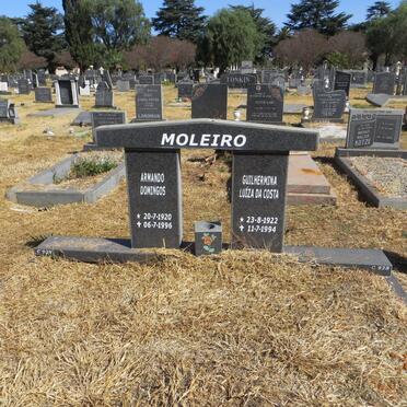 MOLEIRO Armando Domingos 1920-1996 &amp; Guilhermina Luíza DA COSTA 1922-1994