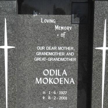 MOKOENA Odila 1927-2001