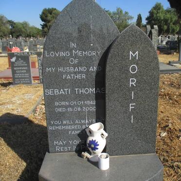 MORIFI Sebati Thomas 1942-2000