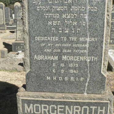 MORGENROTH Abraham 1873-1941