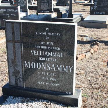 MOONSAMMY Velliammah 1957-1996