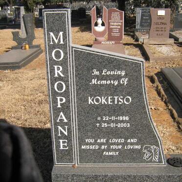 MOROPANE Koketso 1996-2003