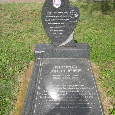 MOLEFE Mpho 1994-1998