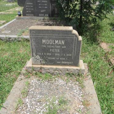 MOOLMAN Pieter 1894-1954