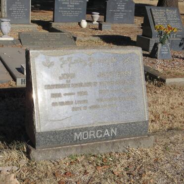 MORGAN John 18?0-1958 &amp; Janet Ewen 1998-1958