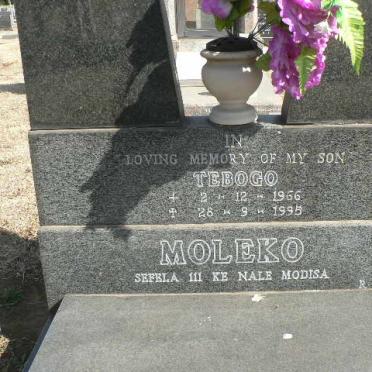MOLEKO Tebogo 1966-1995