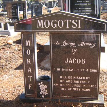 MOGOTSI Mokate Jacob 1952-2010
