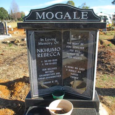 MOGALE Nkhumo Rebecca 1935-2011
