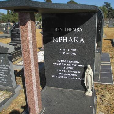 MPHAKA Ben Themba 1968-2003