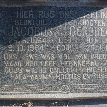 MULLER Jacobus 1964-1964 :: MULLER Gerbreghta 1967-1969_2