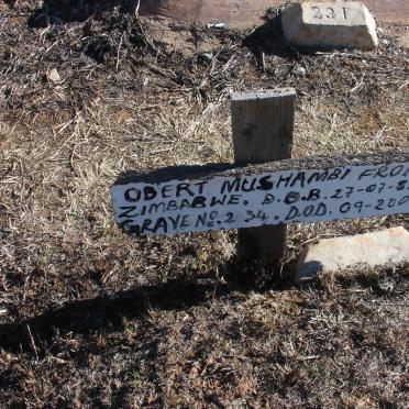 MUSHAMBI Oobert 1981-2008