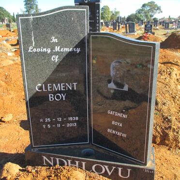 NDHLOVU Clement Boy 1938-2013
