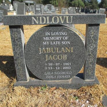 NDLOVU Jabulani Jacob 1961-2003