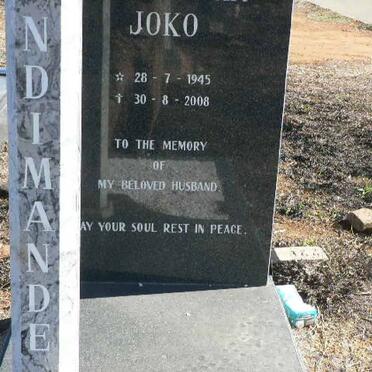 NDIMANDE Joko 1945-2008