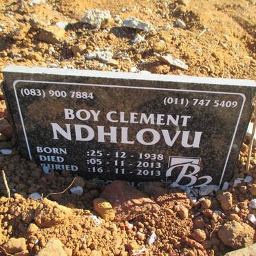 NDHLOVU Boy Clement 1938-2013