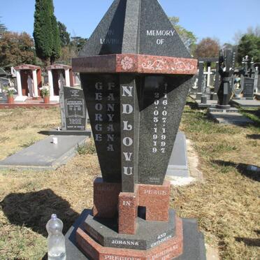 NDLOVU George Fanyana 1919-1997