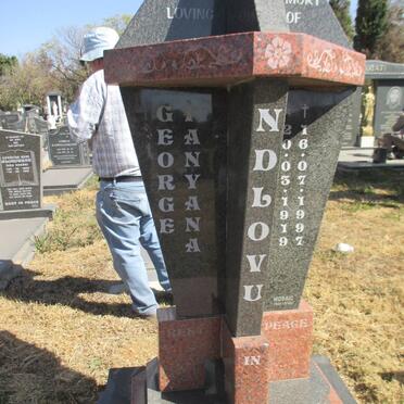 NDLOVU George Fanyana 1919-1997