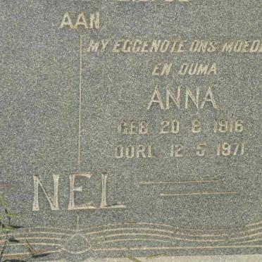 NEL Anna 1916-1971