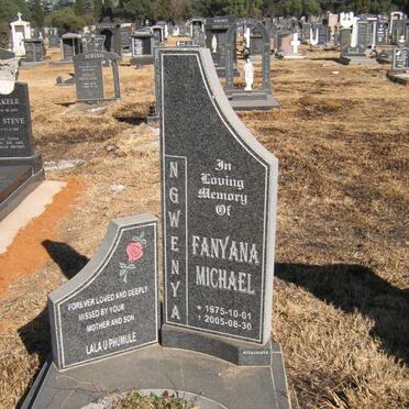 NGWENYA Fanyana Michael 1975-2005