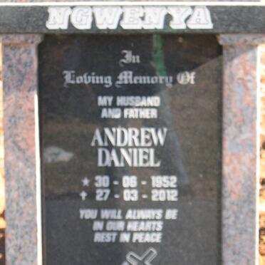 NGWENYA Andrew Daniel 1952-2012