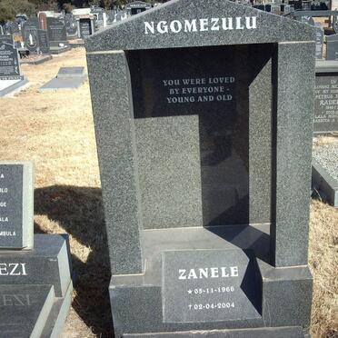 NGOMEZULU Zanele 1966-2004