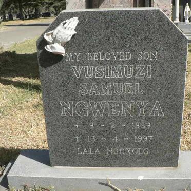 NGWENYA Vusimuzi Samuel 1939-1997