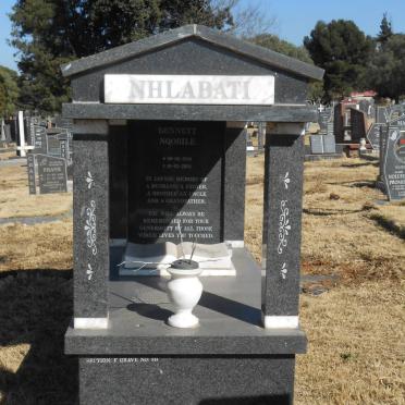 NHLABATI Bennett Nqobile 1936-2004